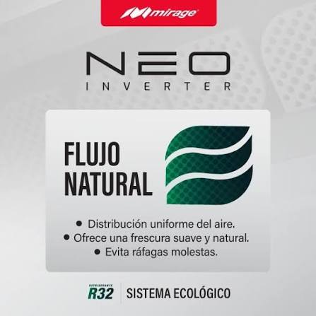 MIRAGE NEO  21 SEER  2.0 T.R. HEAT - PUMP 220v