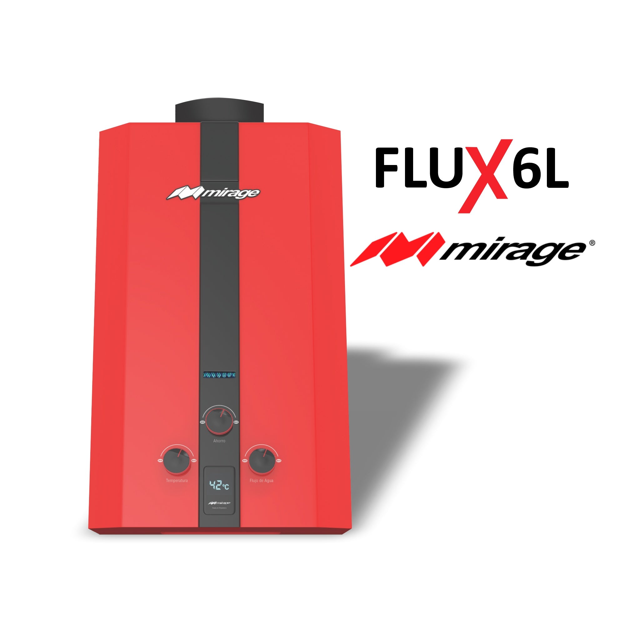 MIRAGE FLUX 6L Boiler de Paso Rojo